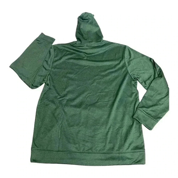 Reebok Green Front Chest Logo Hoodie Pullover Sweater Mens size XXL New - Picture 2 of 12